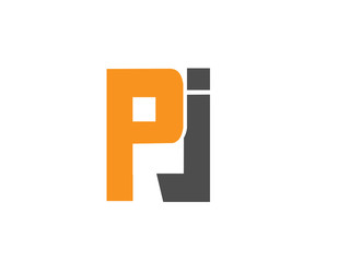 PJ Initial Logo for your startup venture