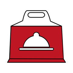 food delivery vector illustration