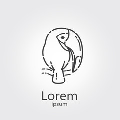 Logo template - toucan