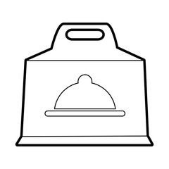 food delivery vector illustration