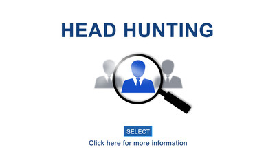 Headhunting Hiring Employment Occupation Jobs Concept