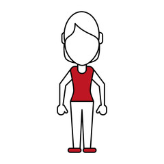 Standing woman design