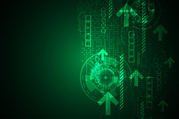 Vector abstract background technology innovation of the future.