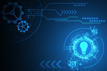 Obraz premium Vector abstract background technology innovation of the future.