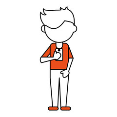 Standing man design