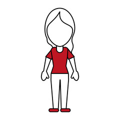 Standing woman design