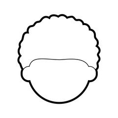 Fototapeta premium Man avatar vector illustration