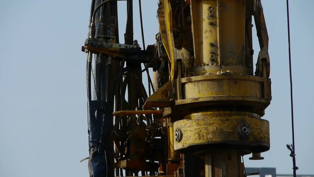 drilling machinery,Construction of city buildings.