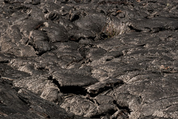 Lava lands around Mauna Kea, the Island of Hawaii 