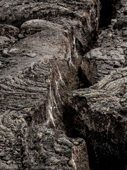 Lava lands around Mauna Kea, the Island of Hawaii 
