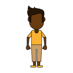 standing man vector illustration