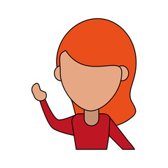 woman avatar vector illustration