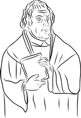 Martin Luther, Reformator, Reformation, Reformationsjubiläum, Evangelisch, evangelisch, lutherisch, Protestant, Glaube, Religion, Theologe, Priester, Pfarrer, Luther, EKD, Ökumene, Junker, Luther2017,