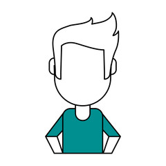 man avatar vector illustration