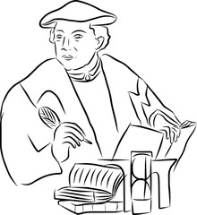 Martin Luther, Reformator, Reformation, Reformationsjubiläum, Evangelisch, evangelisch, lutherisch, Protestant, Glaube, Religion, Theologe, Priester, Pfarrer, Luther, EKD, Ökumene, Junker, Luther2017,