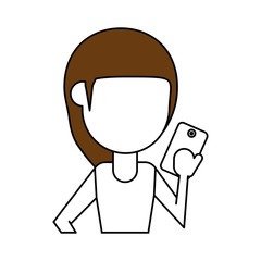 woman avatar vector illustration