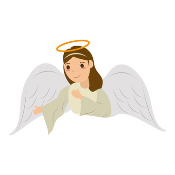angel cute cartoon icon image