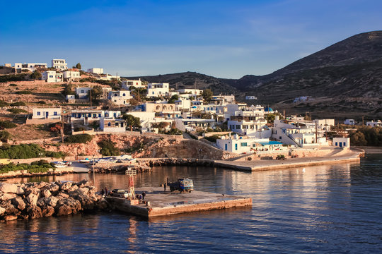 Donousa port partial view 