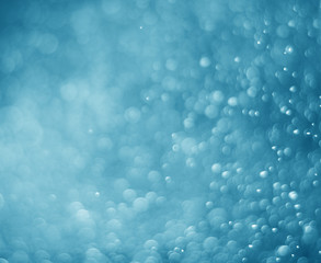 Blue Abstract Lights bokeh background