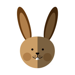 cute rabbit or bunny icon image