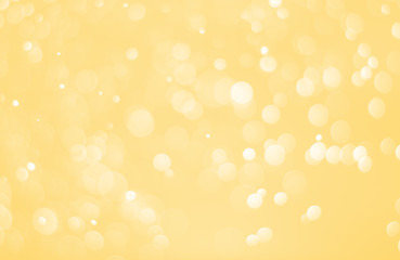 bokeh light on golden background