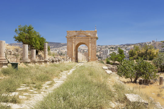 Roman Arch in Jordan 