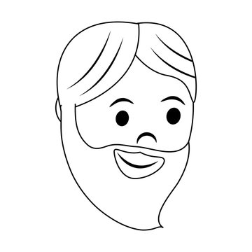  man with long beard icon image