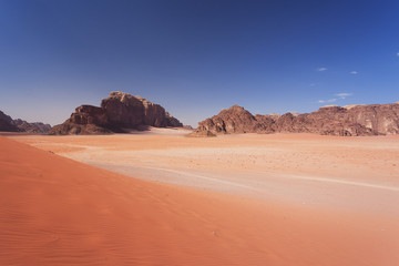 Fototapeta na wymiar Wadi Rum Jordan 