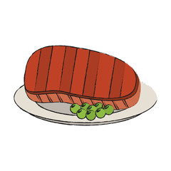 beef steak food icon image
