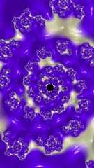 Abstract 3D textured swirl pattern