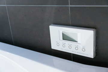 Obraz premium 湯沸かし器 操作パネル