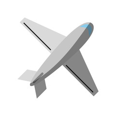 Obraz premium airplane topview icon image