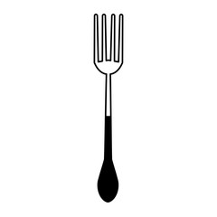 single fork icon image