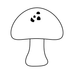 mushroom vegetable icon image