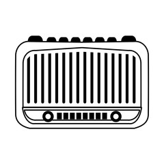 vintage radio icon image