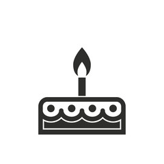 Cake vector icon.