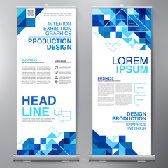 Business Roll Up. Standee Design. Banner Template. - 164007360