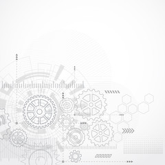 Abstract Technology Background. Vector illustration