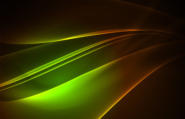 Obraz premium Vector polar lights concept background