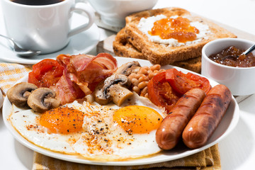 traditionelles englisches Frühstück