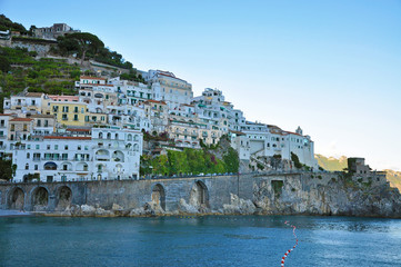 Amalfi is an Italian town, the star of the Amalfi coast