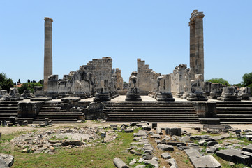 Le temple d'Apollon à Didymes en Anatolie