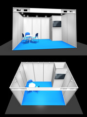 Basic exhibition booth stand