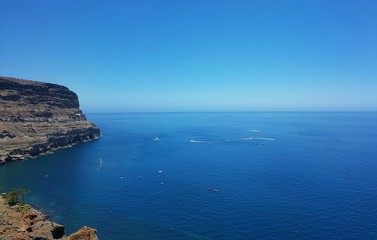Fototapeta na wymiar falaises, gran canaries