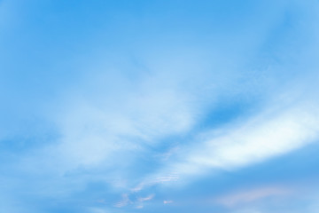 Fototapeta premium Blue sky and clouds background.