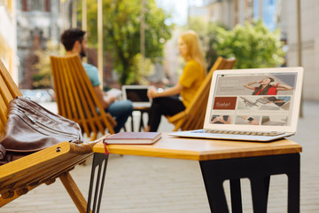 Motivated energetic people enjoying productive cooperation