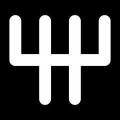 Fototapeta premium Speed shifter icon .
