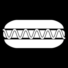 Hot dog icon .