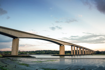 Fototapeta na wymiar orwell bridge in england