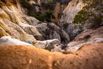 A local spot called the Mushroom Caves